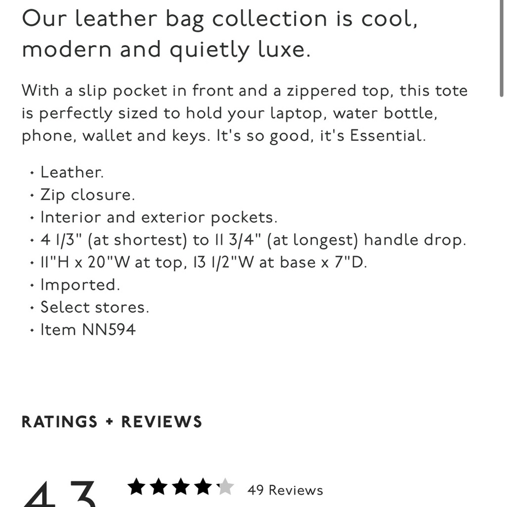 Madewell Brown Leather Tote - Picture 10 of 11